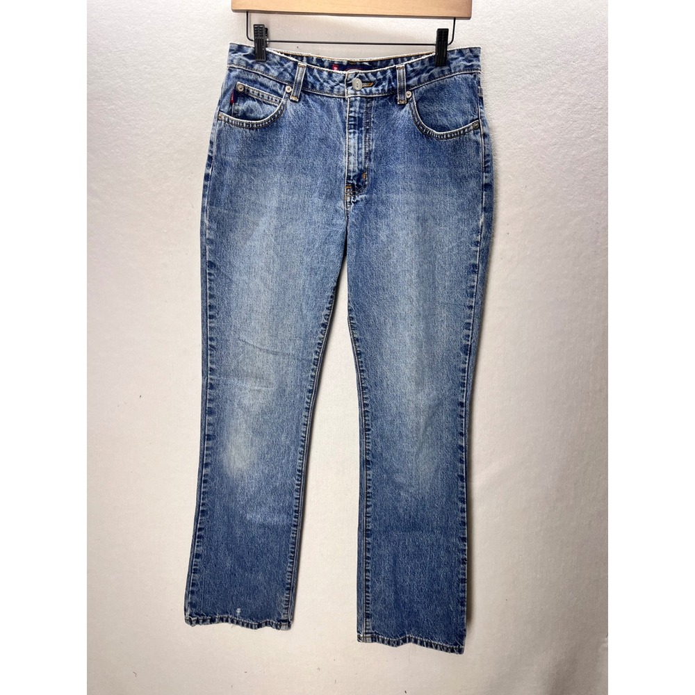 Bongo Straight Leg‎ Jeans Womens 7 Blue Vintage High Rise 100% Cotton Y2K 3252